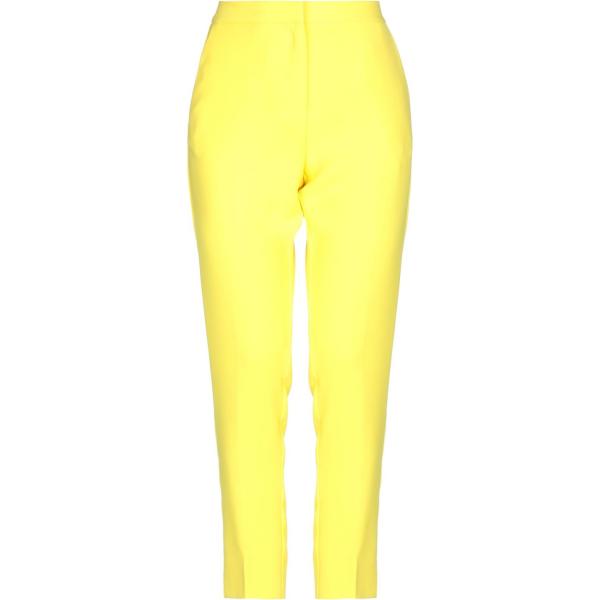 pantaloni Space Simona Corsellini giallo tinta unita