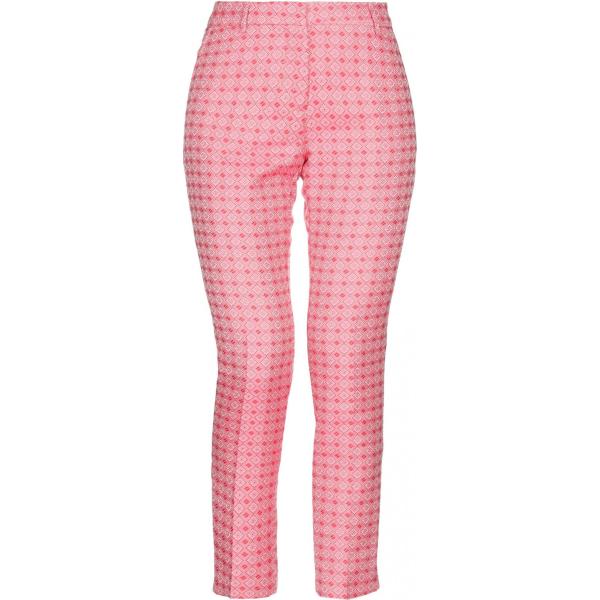 pantaloni FEMME by MICHELE ROSSI rosa geometrica