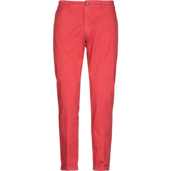 pantaloni Jeckerson rosso tinta unita