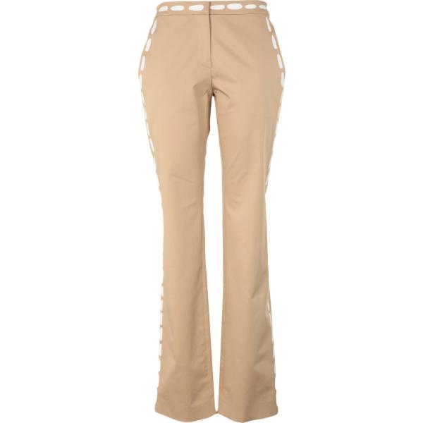 pantaloni Moschino marrone con stampe