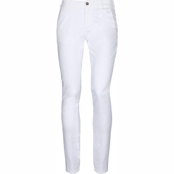 pantalone lungo 40Weft bianco tinta unita