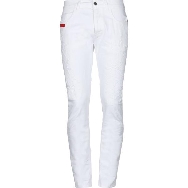 pantaloni Frankie Morello bianco tinta unita