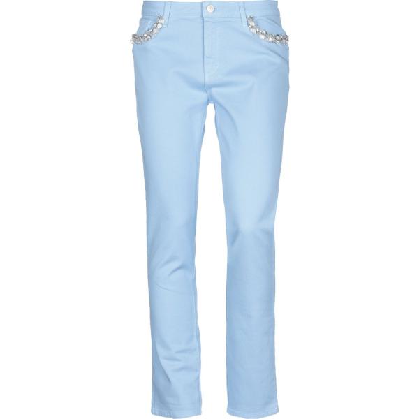 pantaloni Blugirl Blumarine blu tinta unita