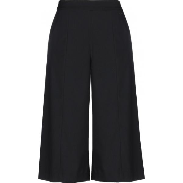 pantaloni capri Armani Exchange nero tinta unita