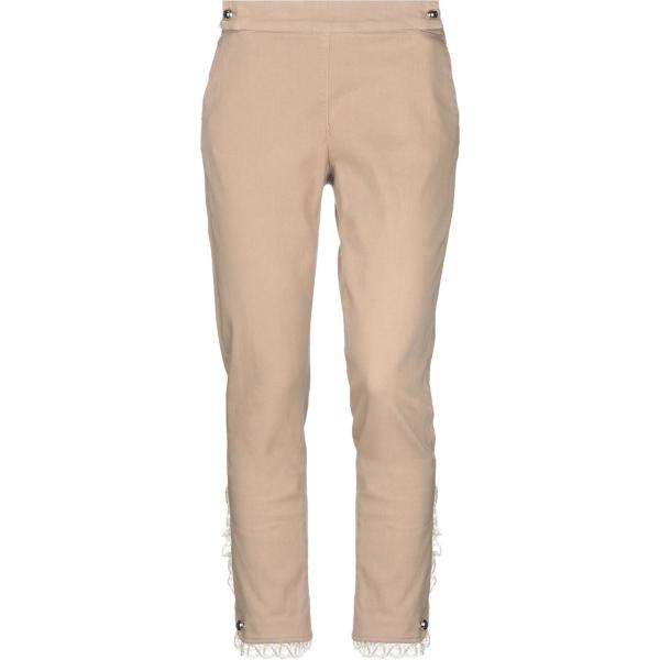 pantaloni Liu •Jo marrone tinta unita