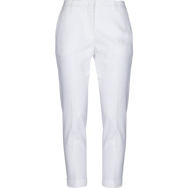 pantalone lungo Piazza Sempione bianco tinta unita