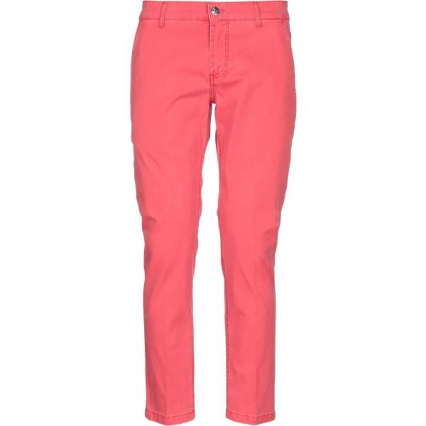 pantaloni Entre Amis rosa tinta unita