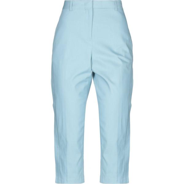 pantaloni capri Jil Sander blu tinta unita