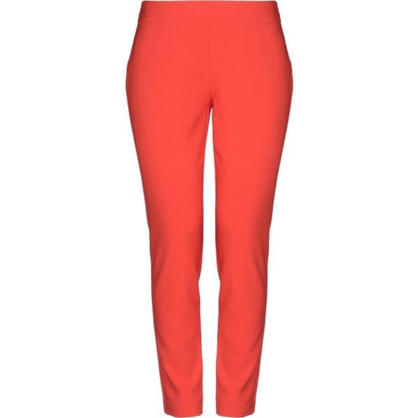 pantaloni Elisa Fanti rosso tinta unita