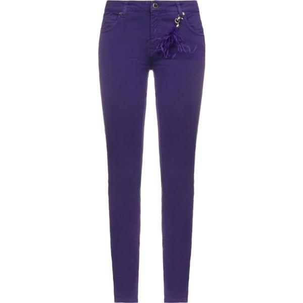 pantaloni Cristinaeffe viola tinta unita