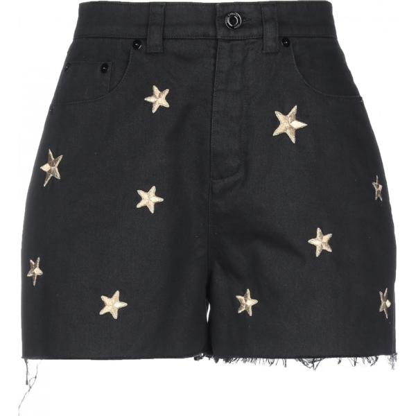 shorts Saint Laurent nero tinta unita