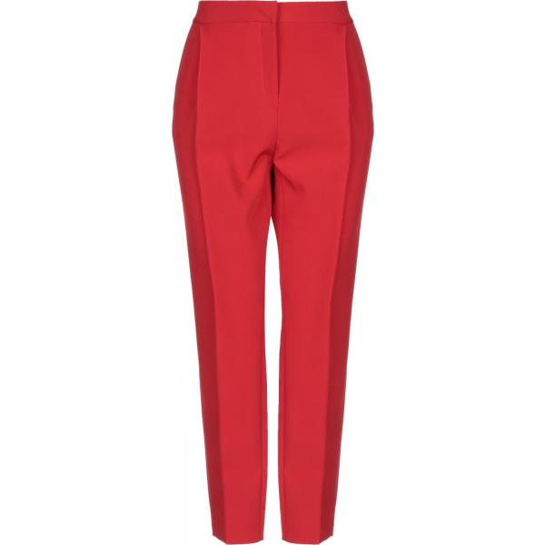 pantaloni lunghi Manila Grace rosso tinta unita