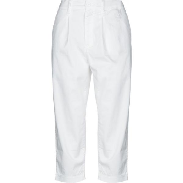 pantalone capri Vicolo bianco tinta unita