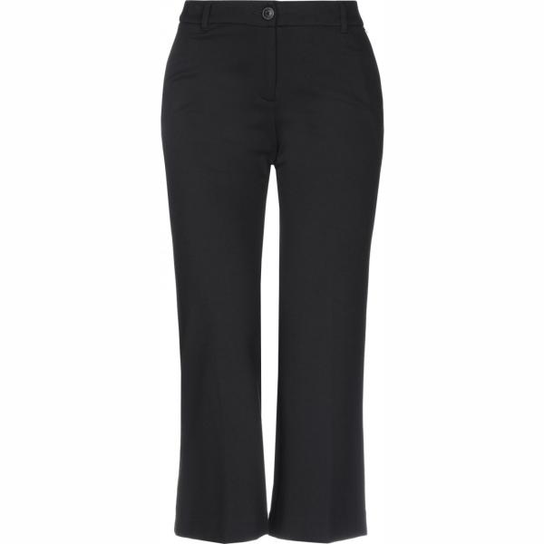 pantaloni capri Twinset nero tinta unita