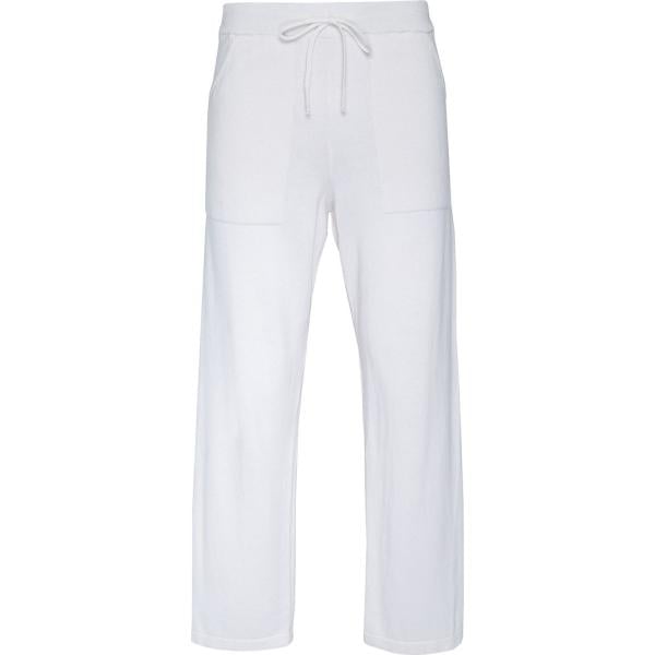pantaloni 8 by YOOX bianco tinta unita