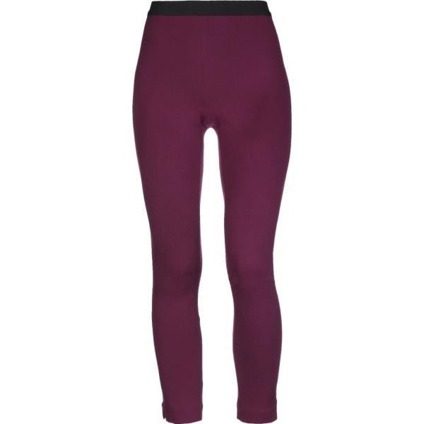 pantaloni Liviana Conti viola tinta unita