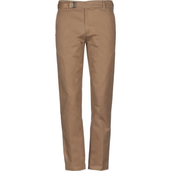 jeans dritti White Sand marrone tinta unita