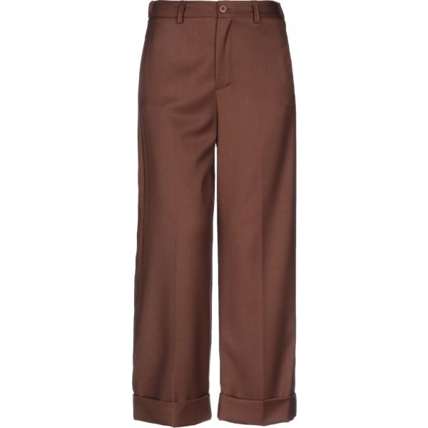 pantaloni Dodici22 marrone tinta unita