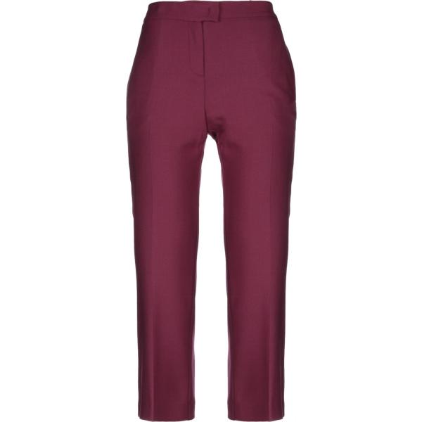 pantaloni capri Twinset rosso tinta unita