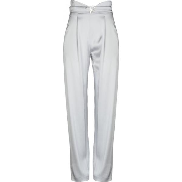 pantaloni Patrizia Pepe Sera grigio tinta unita