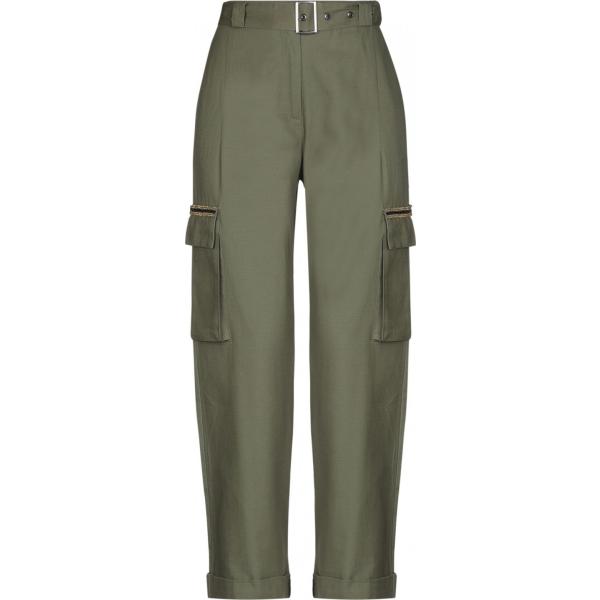 pantaloni Silvian Heach verde tinta unita