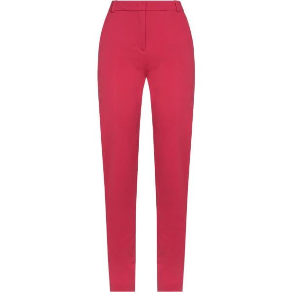 pantaloni Pinko rosso tinta unita