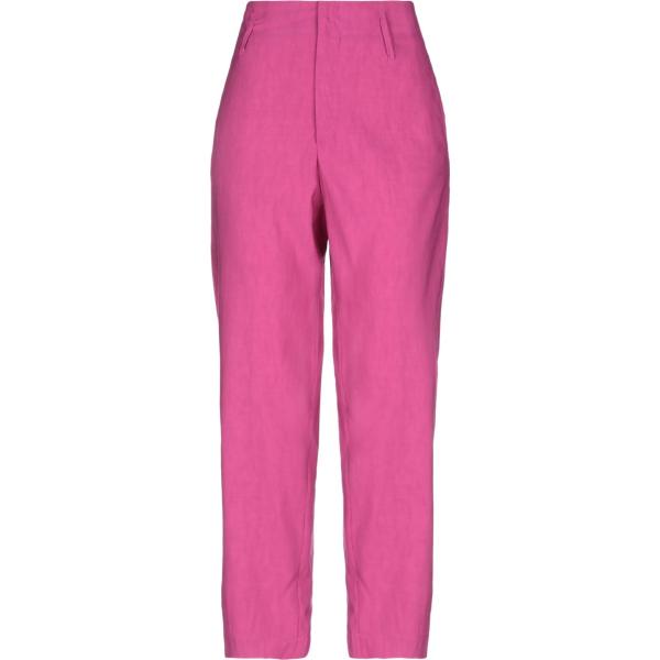 pantaloni Forte_Forte rosa tinta unita