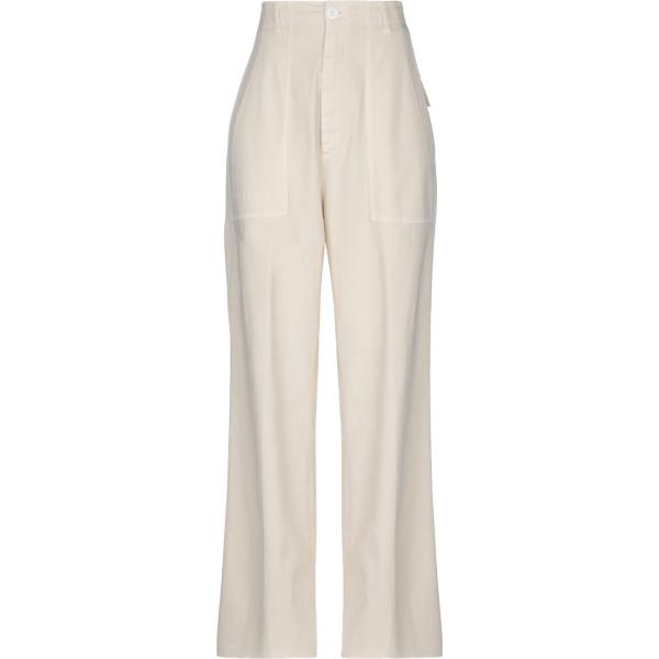 pantaloni Department 5 bianco tinta unita