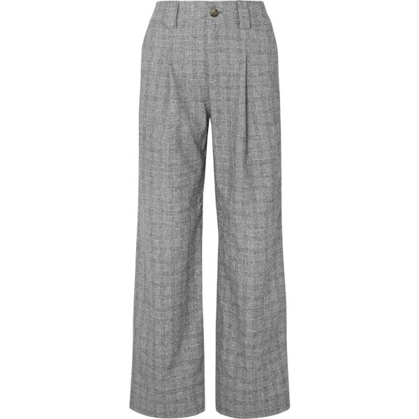 pantaloni Ganni grigio principe di galles