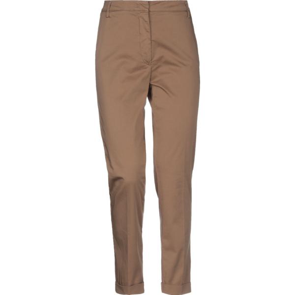 pantaloni Manila Grace marrone tinta unita