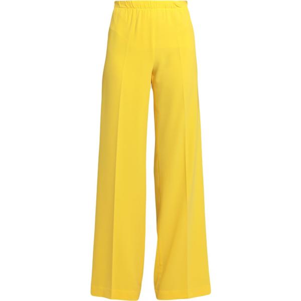 pantaloni Biancoghiaccio giallo tinta unita