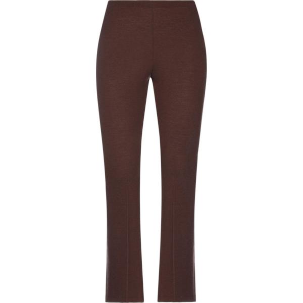 pantaloni Siyu marrone tinta unita