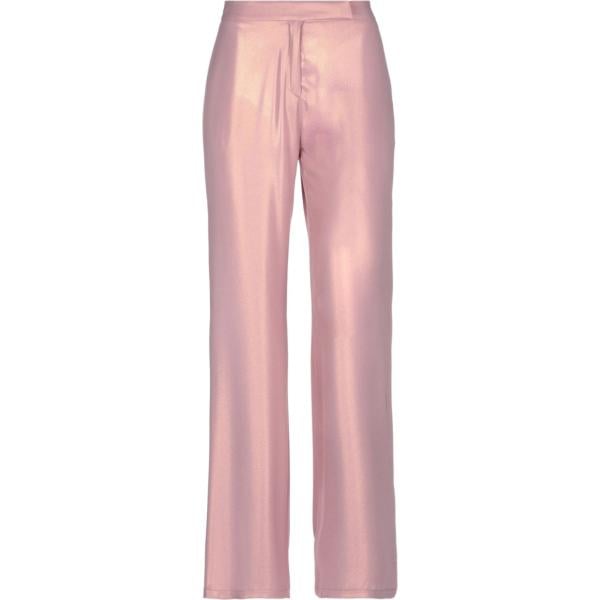 pantaloni Atos Lombardini rosa tinta unita
