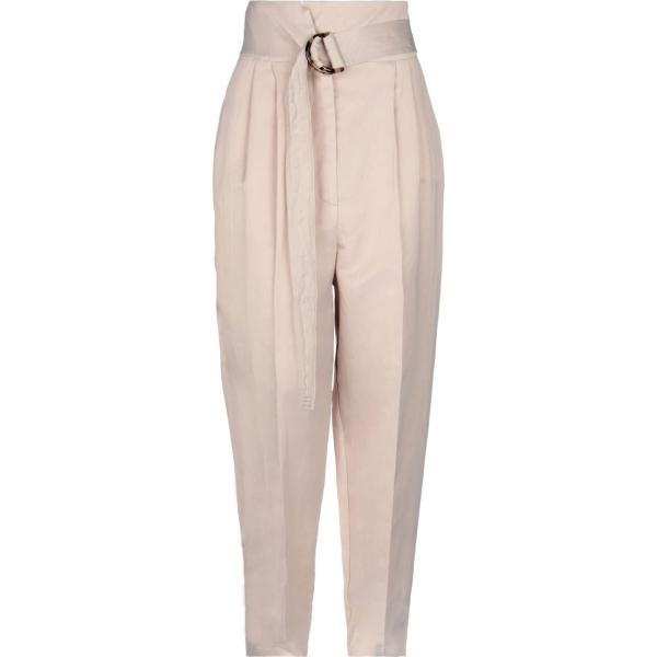 pantaloni Simona Corsellini marrone tinta unita