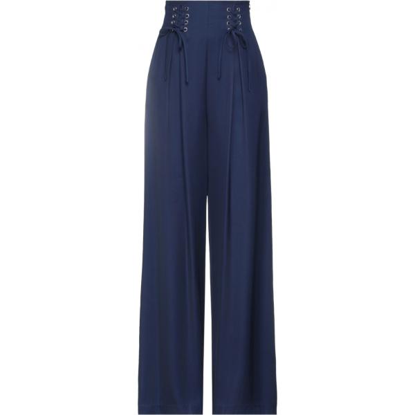 pantaloni Guess blu tinta unita
