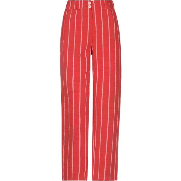pantaloni Ottodame rosso a righe