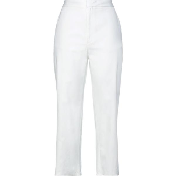 pantaloni Sibel Saral bianco tinta unita