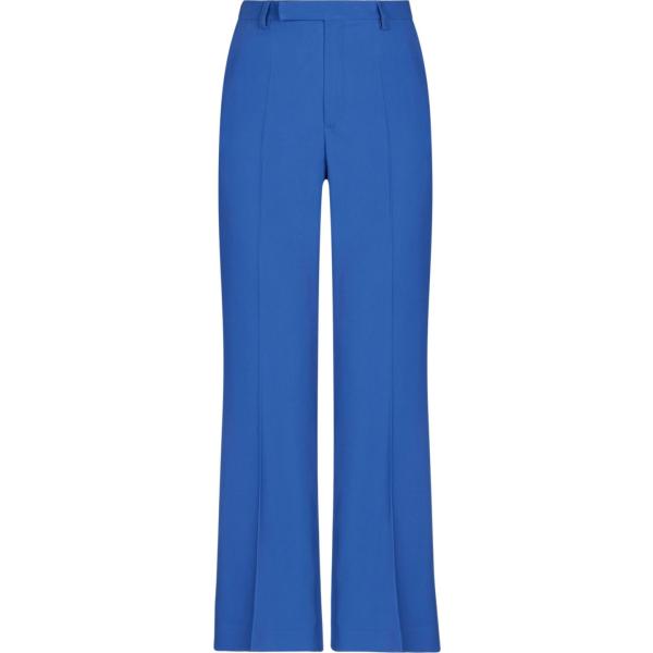 pantaloni Simona Corsellini blu tinta unita