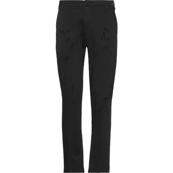 pantaloni Entre Amis nero tinta unita