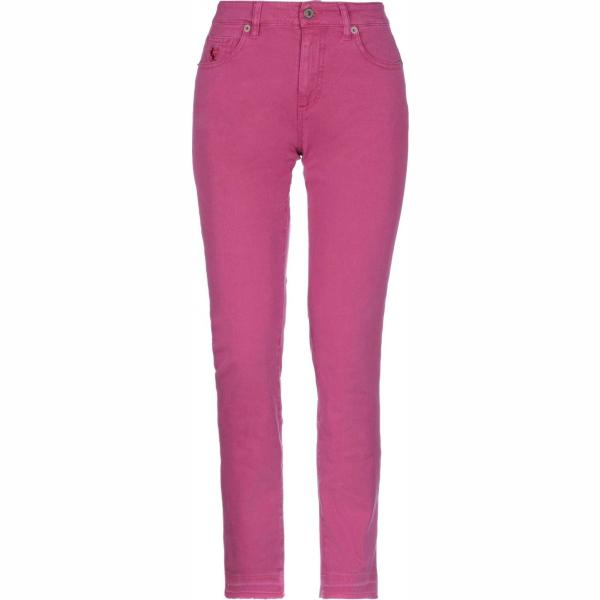 pantaloni AVANTGAR DENIM by EUROPEAN C... rosa tinta unita