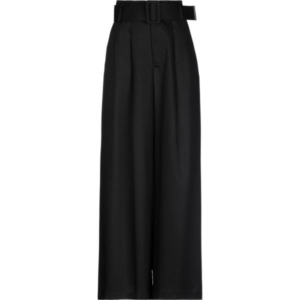 pantaloni Odi Et Amo nero tinta unita