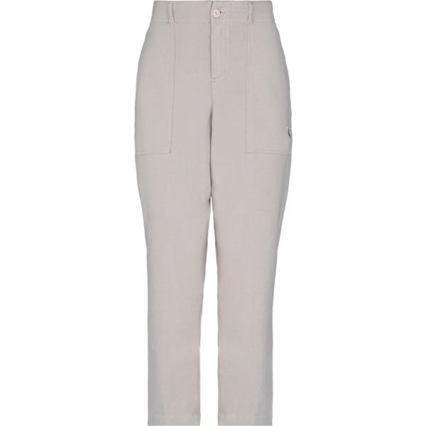 pantaloni capri European Culture grigio tinta unita
