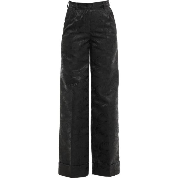 pantaloni Dolce&Gabbana nero a fiori