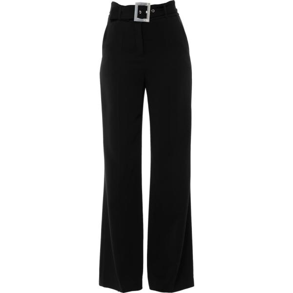 pantaloni Liu •Jo nero tinta unita