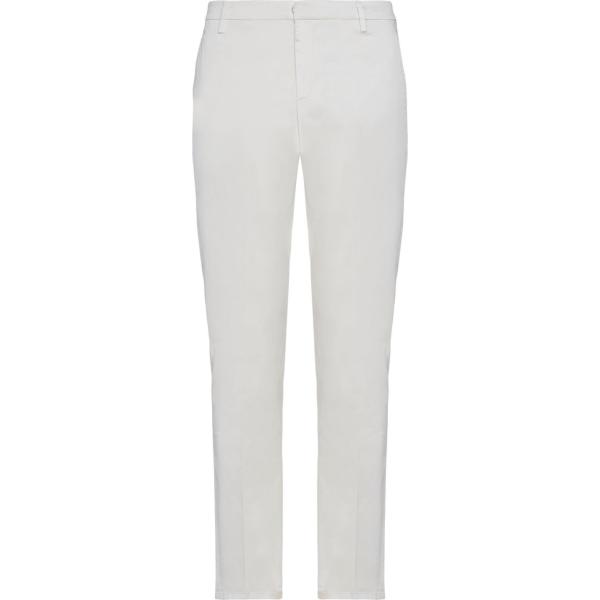 pantaloni Dondup bianco tinta unita