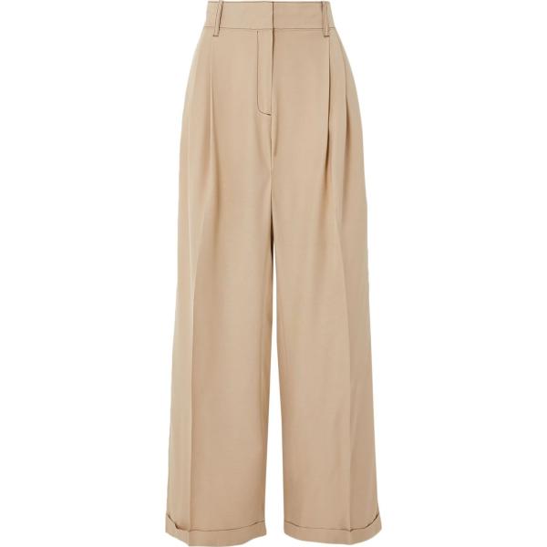 pantaloni Wales Bonner marrone tinta unita