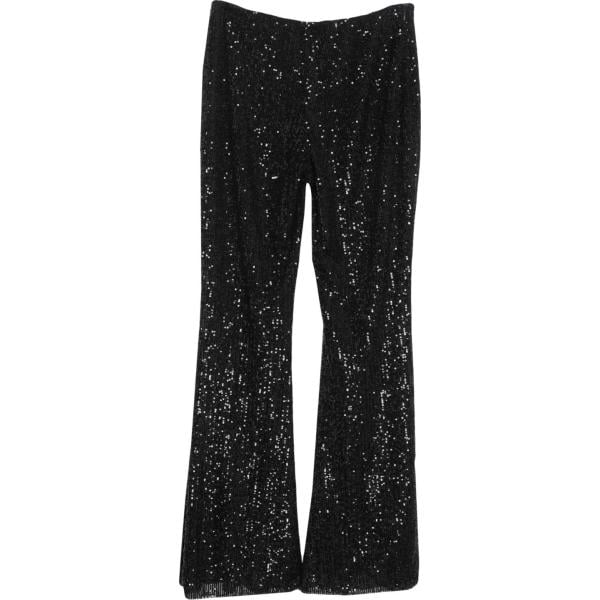 pantaloni Mariuccia nero tinta unita