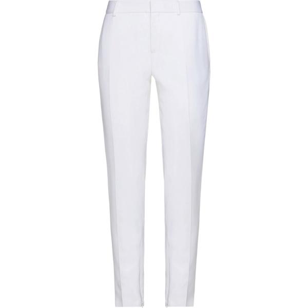 pantaloni Saint Laurent bianco tinta unita