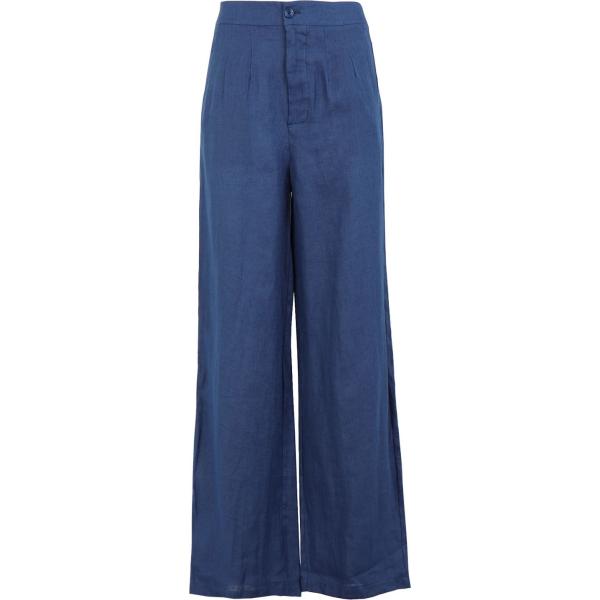 pantaloni a palazzo 8 by YOOX blu tinta unita