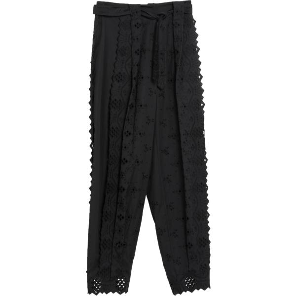 pantaloni Alberta Ferretti nero tinta unita
